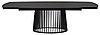 Стол DESIO 180 PURE BLACK SOLID CERAMIC Черный мрамор матовый, керамика/Черный каркас,, фото 8