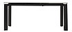 Стол CORNER 120 HIGH GLOSS STATUARIO керамика, стекло/ черный каркас,, фото 2