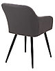 Стул BRANDY 505-38 Графит, велюр "беспальчиковый" / черный каркас,, фото 5