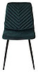 Стул DUKE BLUVEL-78 GREEN, велюр / черный каркас, фото 4