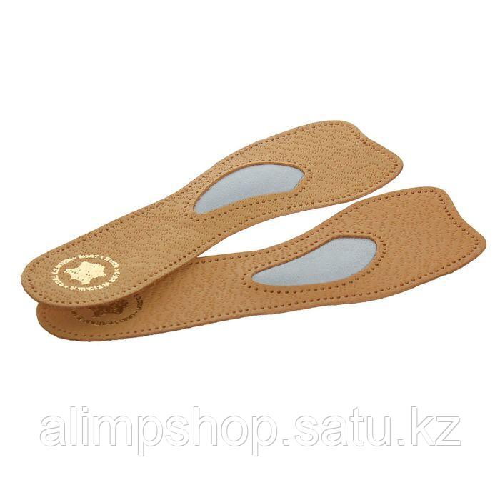 Стельки для обуви амортизирующие, 39-40р-р, пара, цвет светло-коричневый - фото 2 - id-p115916337