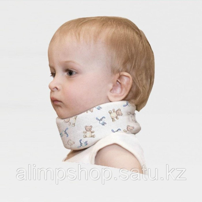 Бандаж для шейного отдела позвоночника ОВ-001 Экотен, лёгкая фиксация, для новорождённых - фото 1 - id-p115916343