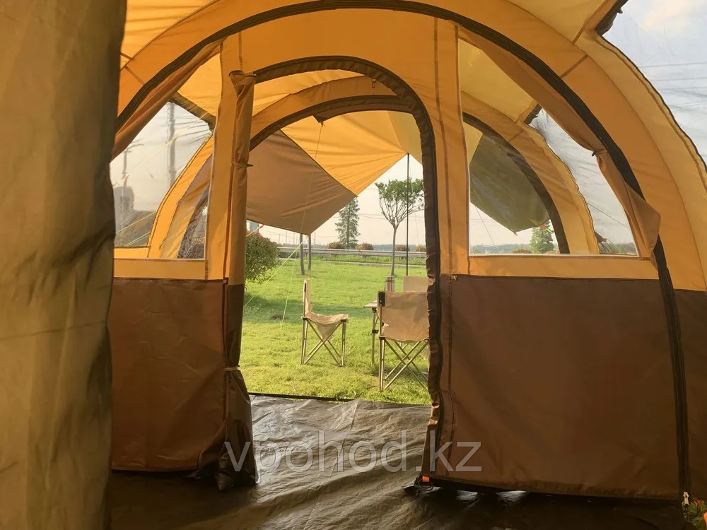 Палатка 8-местная с коридором, шатром и навесом MirCamping 1800-8 - фото 10 - id-p115916598