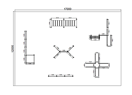 Воркаут площадка WP-3023