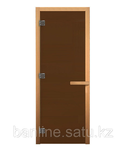 Дверь для бани Бронза Матовая 690х1890мм (8мм, 3 петли 716 GB) (ОСИНА) - фото 1 - id-p115917071