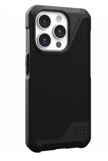 Чехол UAG для Apple iPhone 15 Pro Metropolis LT Magsafe, Kevlar Black 114277113940 - фото 2 - id-p115919226