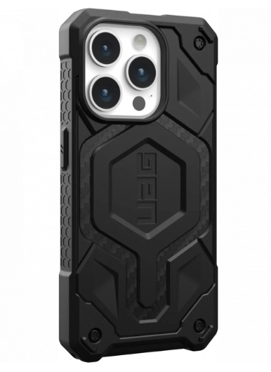 Чехол UAG для Apple iPhone 15 Pro Monarch Pro, Carbon Fiber 114221114242 - фото 2 - id-p115920007