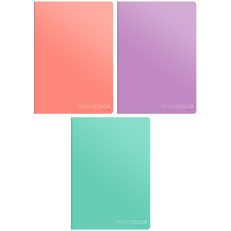 Тетрадь 80л., А4, клетка ArtSpace "Моноколор. Pale color", фото 1