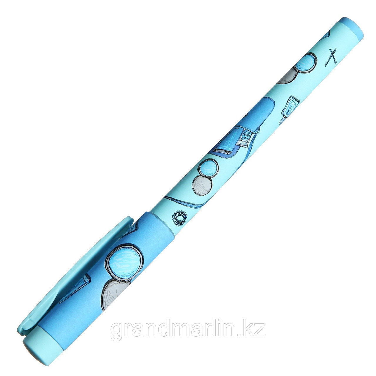 Ручка шариковая FreshWrite. Life Style Blue dream, корпус Soft Touch, 0.7 мм, синие чернила - фото 2 - id-p115748716