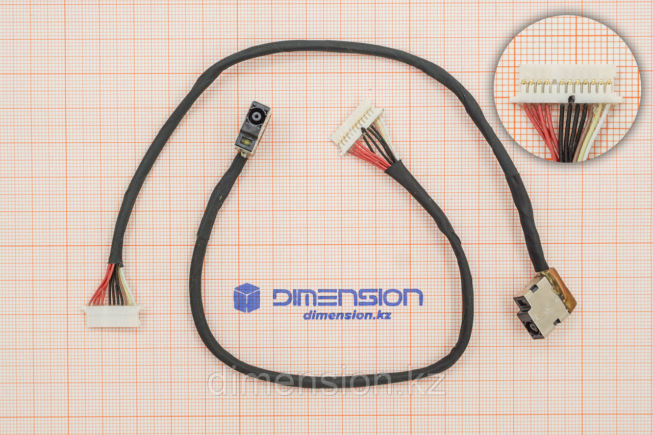 Разъем, порт, гнездо питания L72703-001  L71031-Y14  L71031-S14 для HP 15-EC 16-A, 12 pin