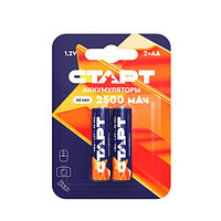 СТАРТ Ni-MH HR6 AA 2500mAh BL2 батарейка (4610116221037)