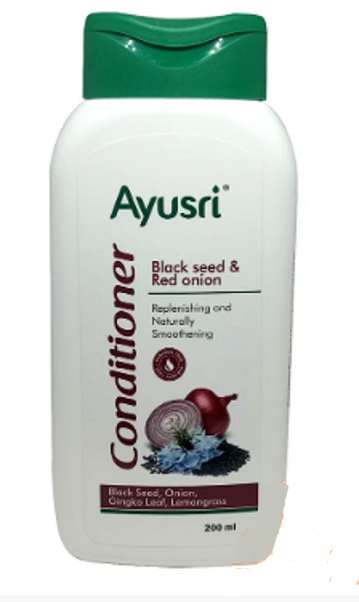 Кондиционер с черным тмином и луком (Conditioner black seed and red onion AYUSRI), 200 мл. - фото 1 - id-p115923121