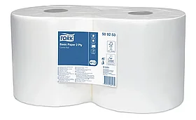 Базовая протирочная бумага Tork, 2-слойная