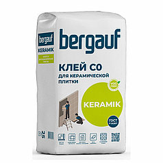 Клей KERAMIK для керамической плитки 25 кг Bergauf
