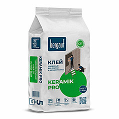 Клей усиленный KERAMIK PRO  для керамической плитки, 5 кг, Bergauf