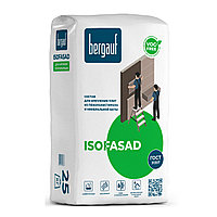 ISOFASAD Клей для пенополистирола, минваты, 25 кг, Bergauf,