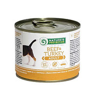 Консервы для взрослых собак NP Dog Adult Beef&Turkey Говядина и Индейка 200гр Nature's protection