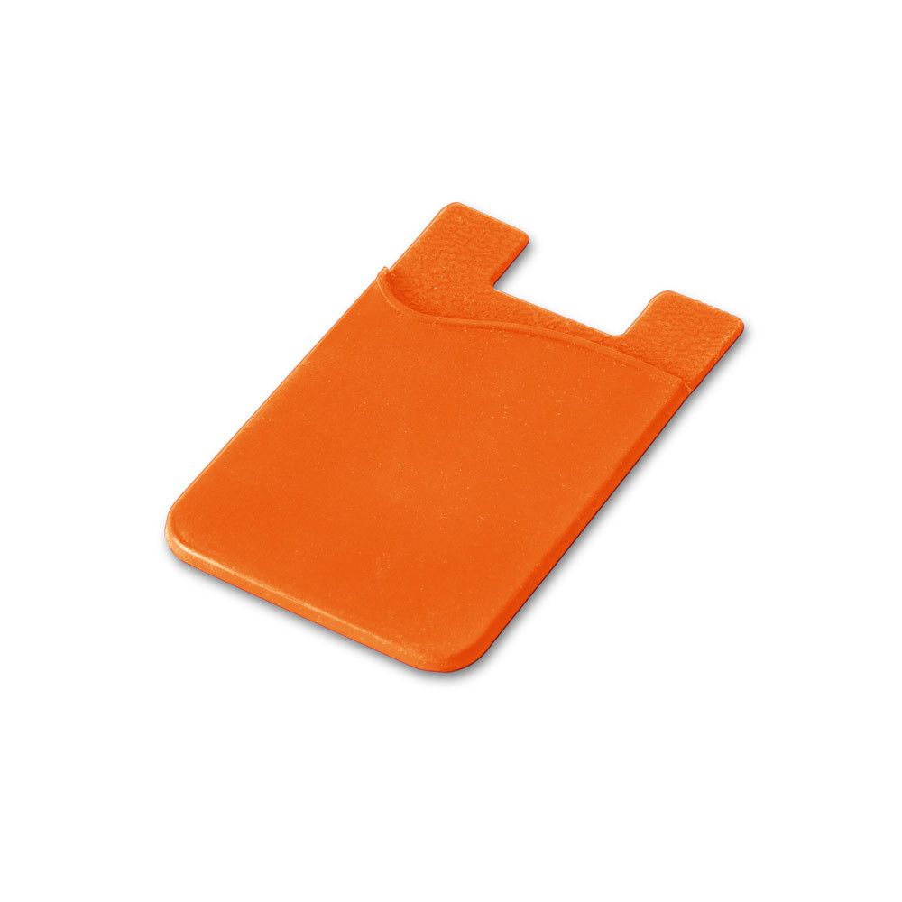 Картхолдер для смартфона SHELLEY, оранжевый - фото 1 - id-p115934269