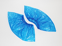 Бахилы медицинские одноразовые полиэтиленовые "Чистовье" 4,5 г. 100шт/уп.  синие, фото 3