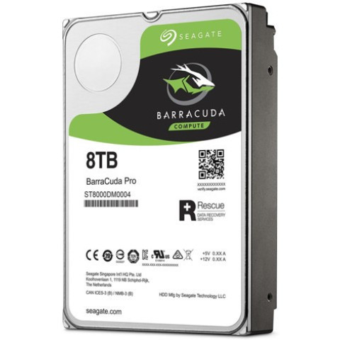 Внутренний жесткий диск Seagate BarraCuda Hard Drive ST8000DM004 (HDD (классические), 8 ТБ, 3.5 дюйма, SATA) - фото 1 - id-p115938775