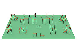Воркаут площадка WP-3030