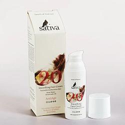 Крем для лица Sativa №20 AntiAge разглаживающий для нормального и комбинированного типа кожи