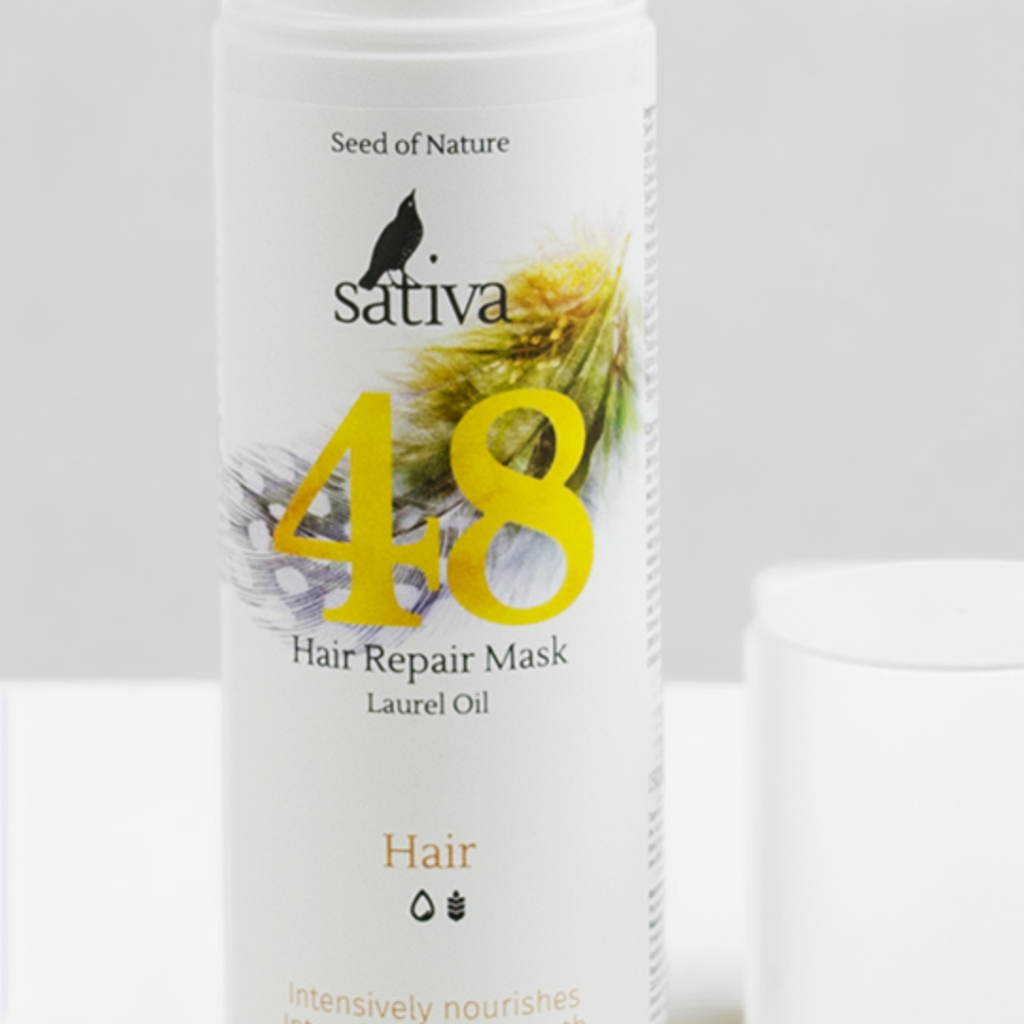 Крем-маска для волос восстанавливающая №48 от Sativa - фото 2 - id-p115939482