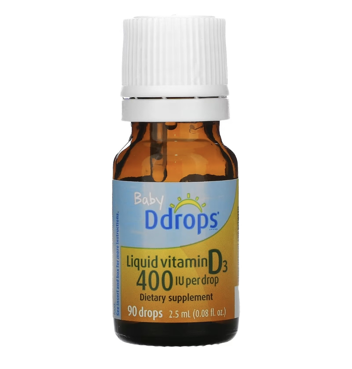 Ddrops витамин д3 жидкий, 400ме, 2,5мл - фото 3 - id-p115940431