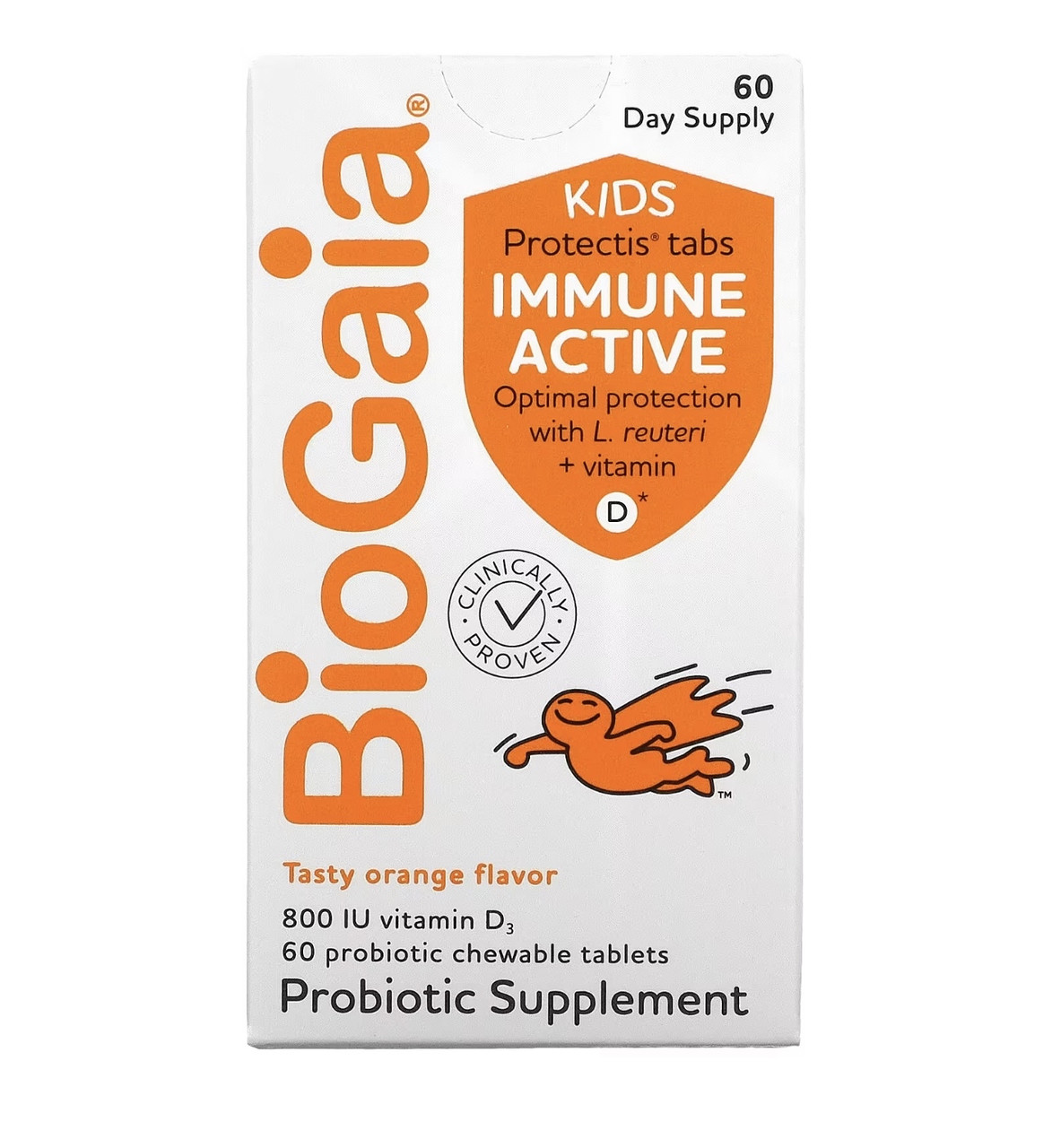 Biogaia витамин д с пробиотиками 60 таблеток - фото 1 - id-p115940476