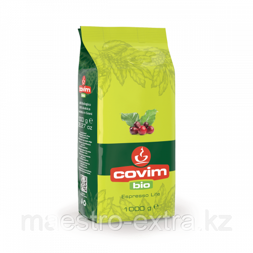 Кофе в зернах COVIM GOLD ARABICA 100% BIO RFA 1кг.