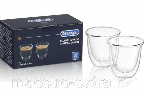 Набор стаканов Delonghi Espresso 60 мл 2 шт DLSC310 5513214591 5513284151