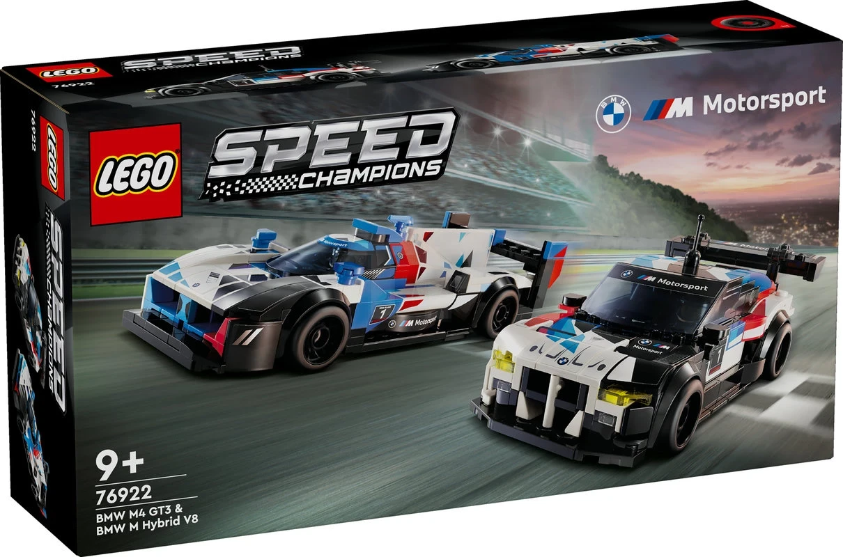 Лего Speed Champions BMW M4 GT3 и BMW M Hybrid V8 Lego