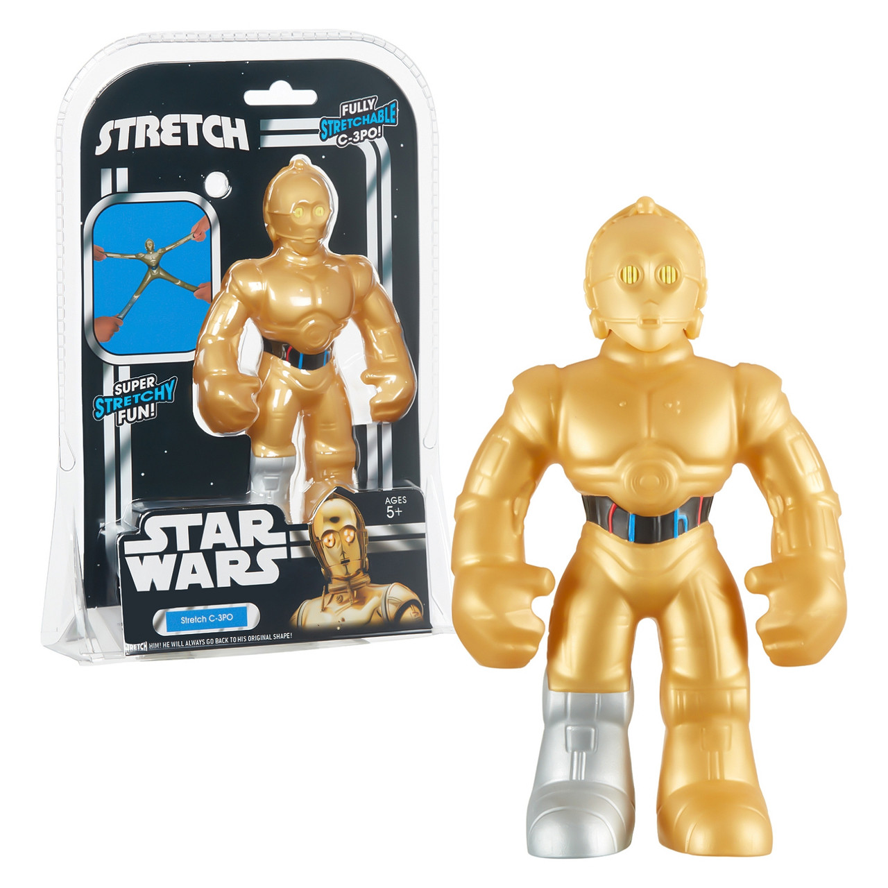 Тянущаяся фигурка Мини-Дроид C-3PO Си Трипио Стретч Stretch