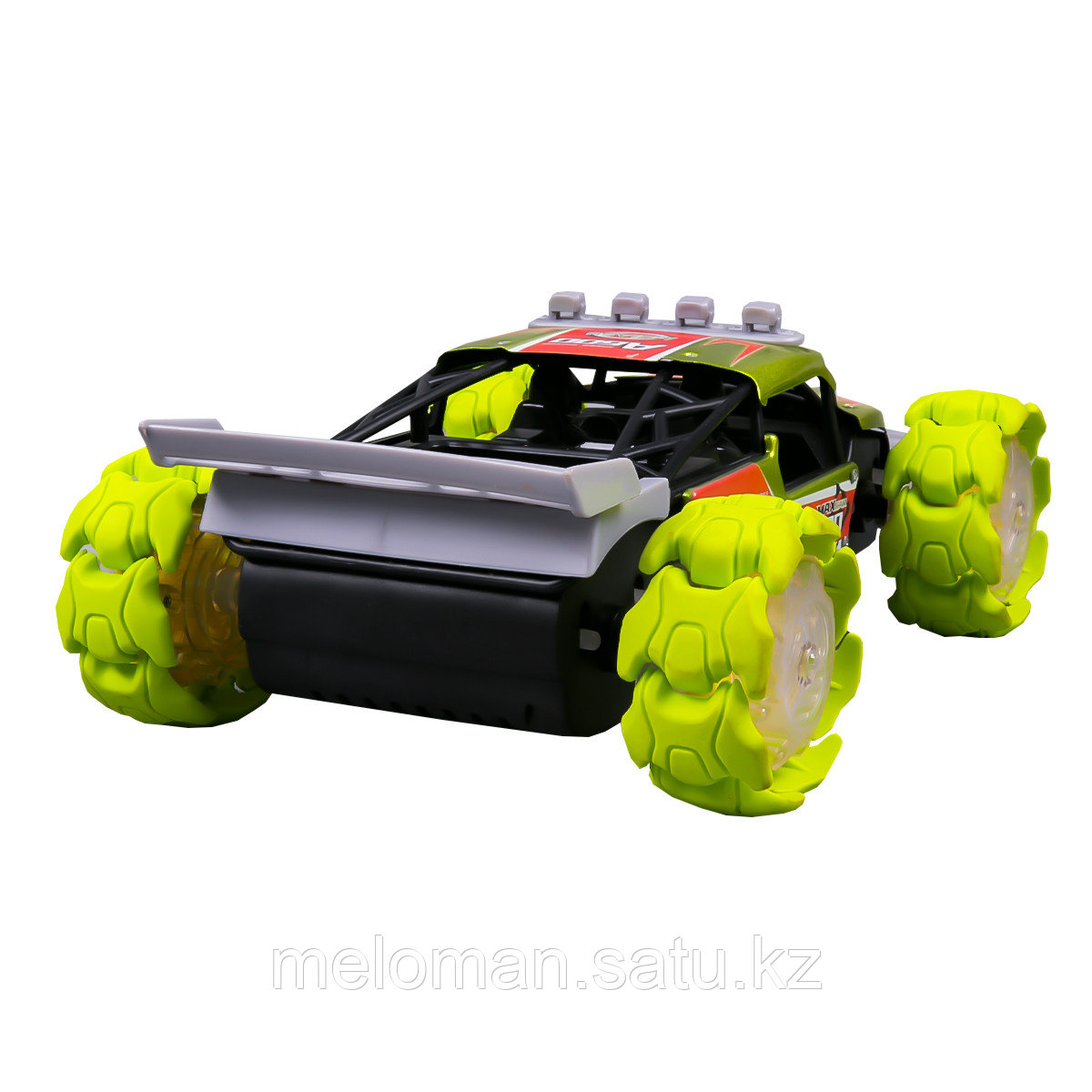 STUNT CAR: 1:12 р/у трюковая машина Explosive Wheel, зеленая - фото 4 - id-p115949227