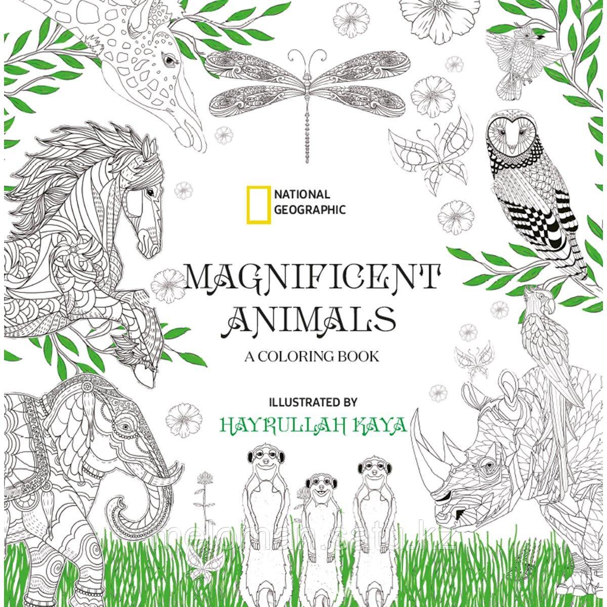 Magnificent animals. A coloring book. Боямақ