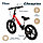 PITUSO Беговел Champion, Black-red/Красно-черный, колеса EVA 14", тормоз, подножка, фото 8
