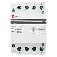 Контактор модульный КМ 16А 2NО+2NC (3 мод.) EKF