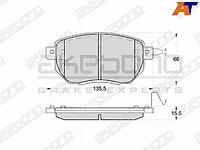 Колодки тормозные перед INFINITI FX45/35 S50 -2006/ NISSAN MURANO Z50