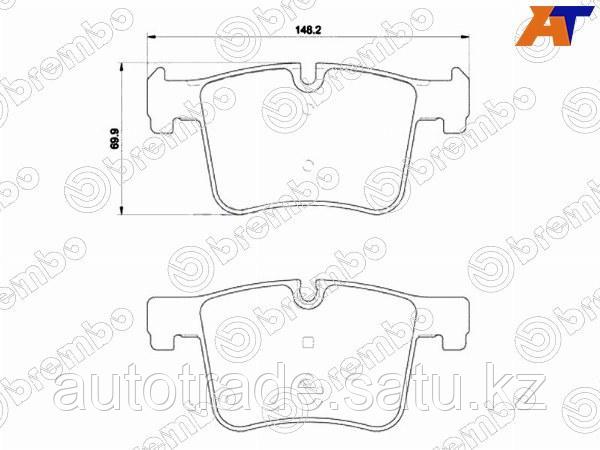 Колодки тормозные перед BMW 1 F20/F21 11- 2 F22 13- 3 F30/31/34/80 11- 4 F32/33/36/82/83 13- X3 F - фото 1 - id-p115786428