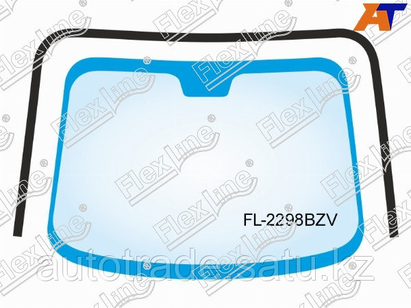 Молдинг лобового стекла (П-образный) Toyota Corolla (E120) 00-07 / Fielder (E120) 00-06 / Corolla (E - фото 1 - id-p115788403