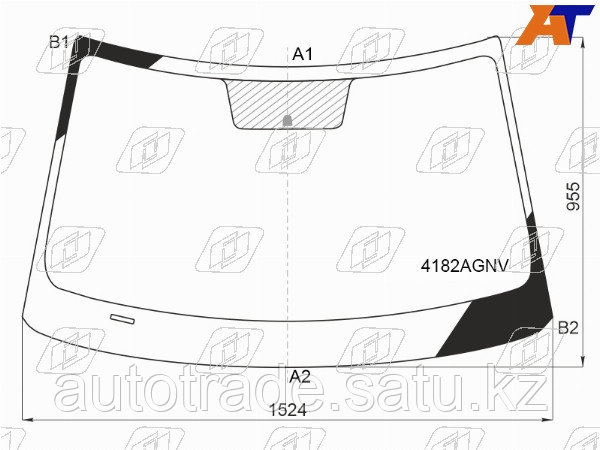 Стекло лобовое Hyundai Creta 20-22 - фото 1 - id-p115788503