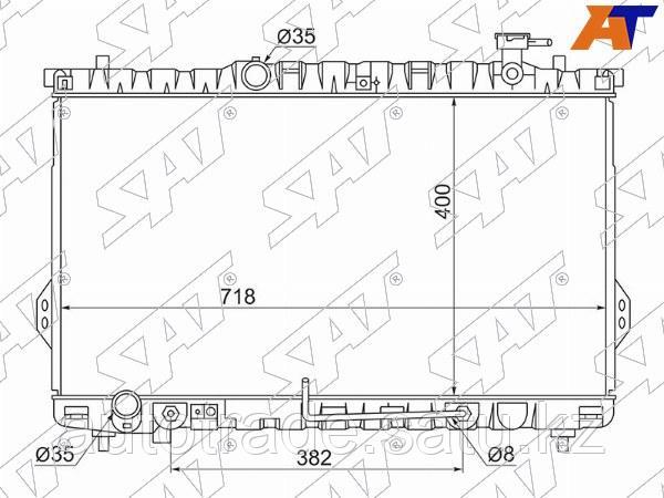 Радиатор Hyundai Santa Fe 00-06 / Santa Fe Classic 07-13