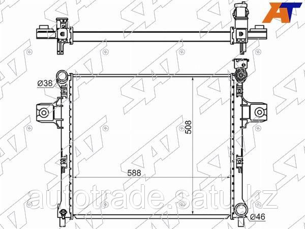 Радиатор Jeep Commander 05-10 / Grand Cherokee 04-10 - фото 1 - id-p115793536