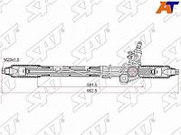 Рейка рулевая Toyota Land Cruiser Prado 96-02 RHD