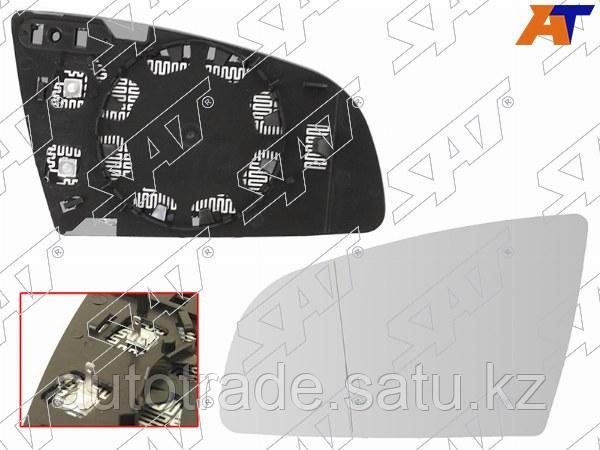 Полотно зеркала AUDI A3 03-08/A4 00-08/A6 04-08 LH асферическое с обогревом - фото 1 - id-p115795581