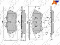 Колодки тормозные перед MERCEDES SPRINTER 95-06