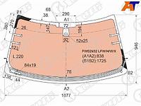 Стекло лобовое (Обогрев щеток/ Обогрев полный/ Датчик дождя) Land Rover Range Rover 05-12