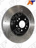 Комплект дисков тормозных передний перфорированные MERCEDES W164/X164/W251/V251