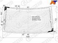 Стекло заднее (Цвет зеленый/ Обогрев) Mazda 626 87-97 / Capella 87-97