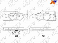 Колодки тормозные перед MAZDA2 DY 03-07